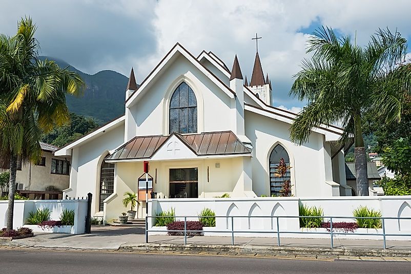 Saint Paul's Cathedral, a Roman Catholic Church in the city of Victoria on Mahe Island, Seychelles.