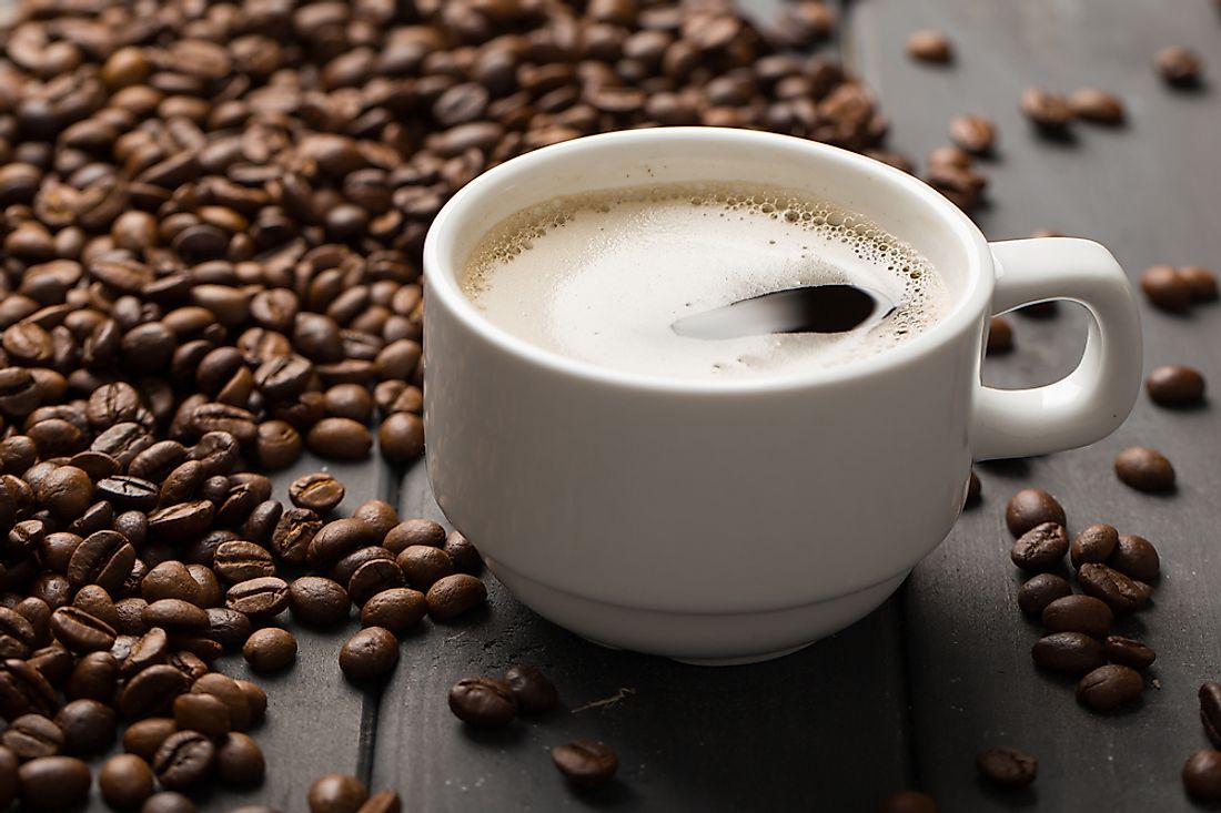 The price of coffee fluctuates around the world. 