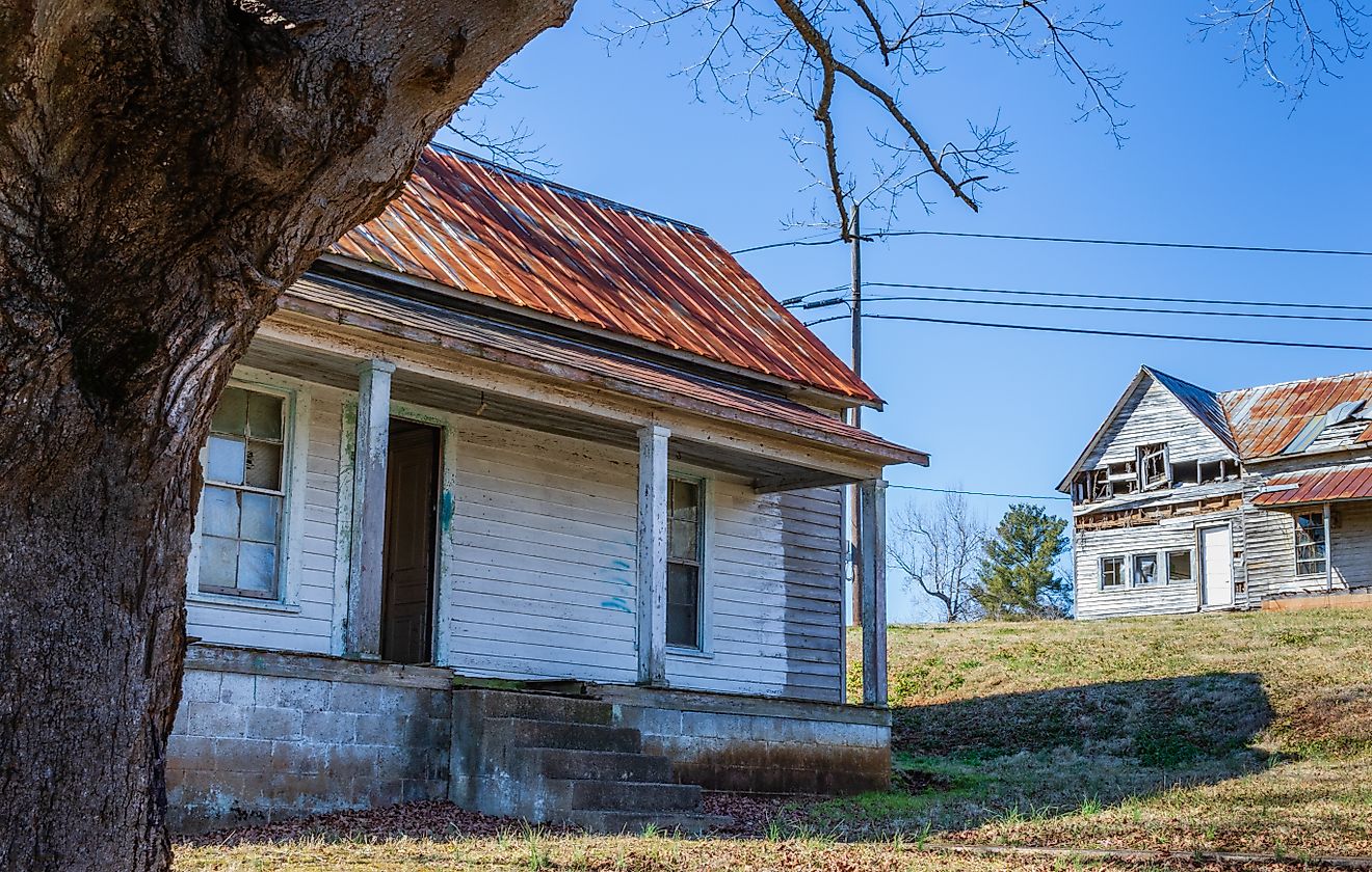The North Carolina village to visit when you want a taste of what District 12 felt like. Editorial credit: J. Michael Jones / Shutterstock.com