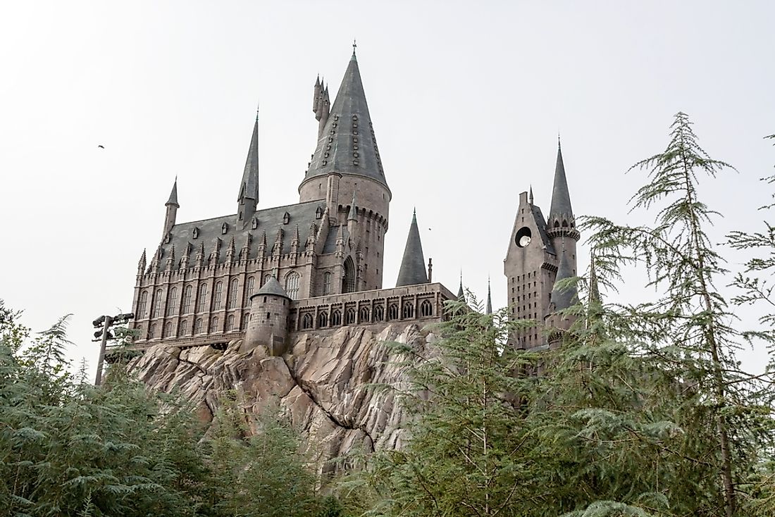 Hogwarts Castle at Universal Studios Islands of Adventure, Orlando. 