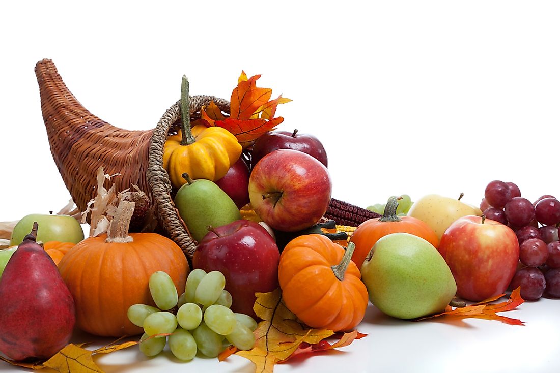 Cornucopianism derives its name from the cornucopia, also known as the horn of plenty. 