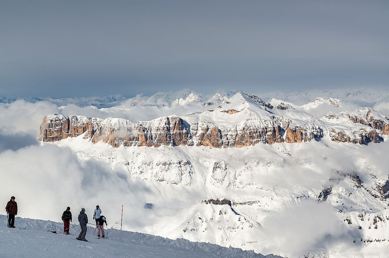 Mountains are formed by movement within the Earth’s crust.