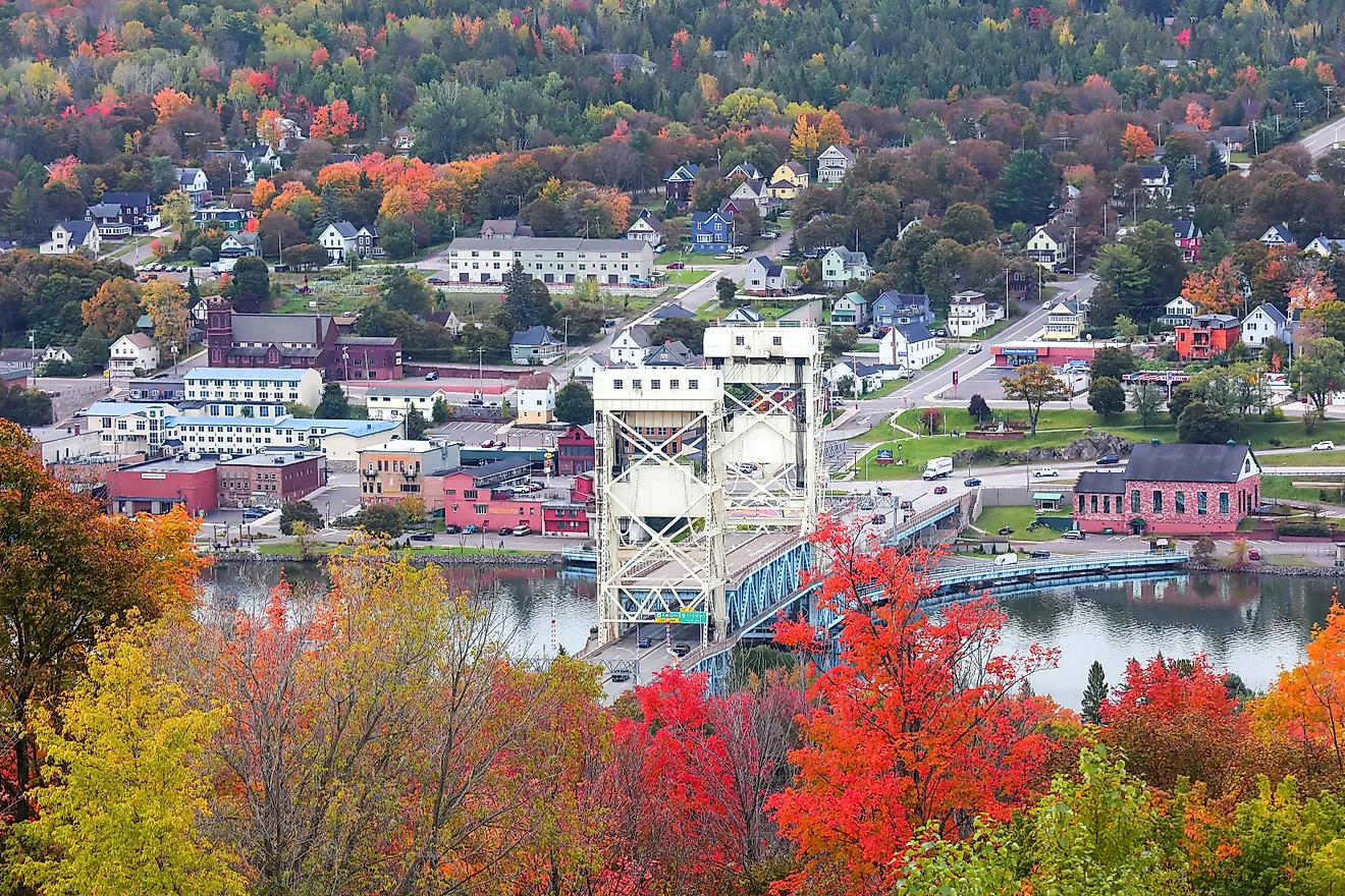 Houghton, Michigan. Editorial credit: Snehit Photo / Shutterstock.com.