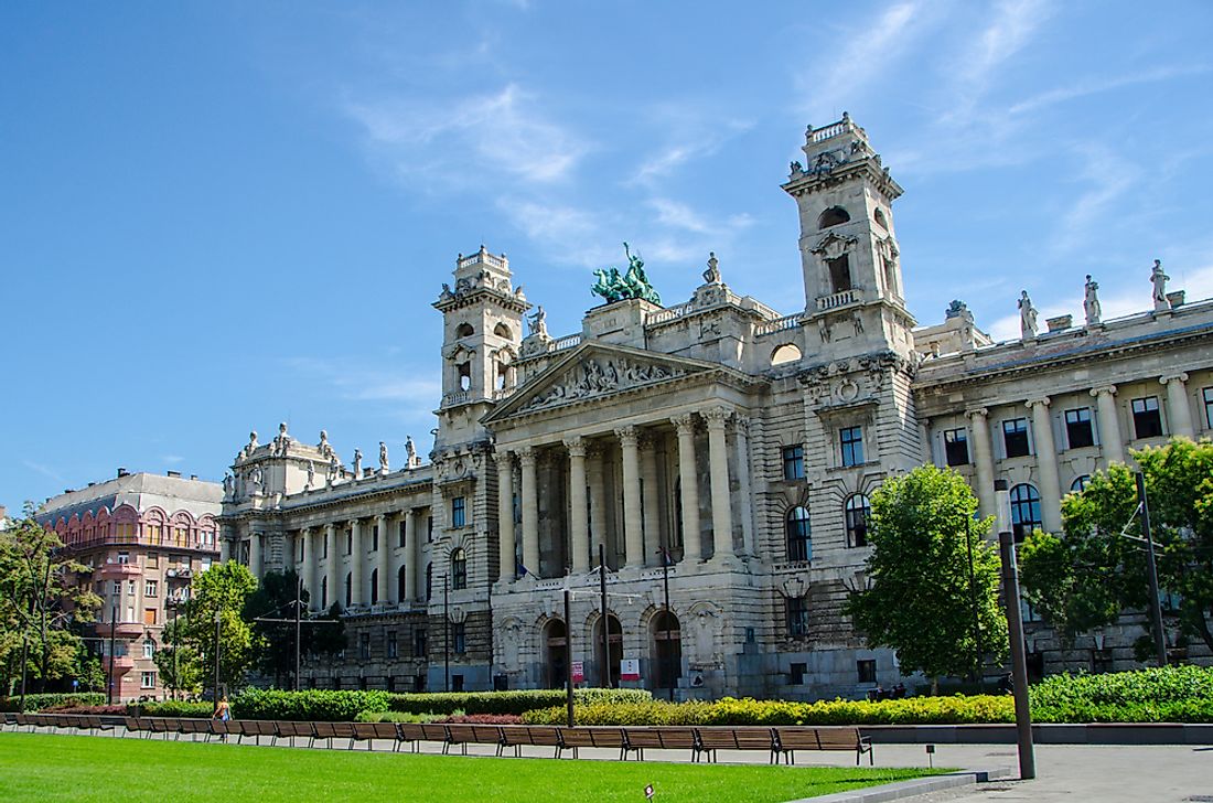 The Museum of Ethnography in Budapest, Hungary.