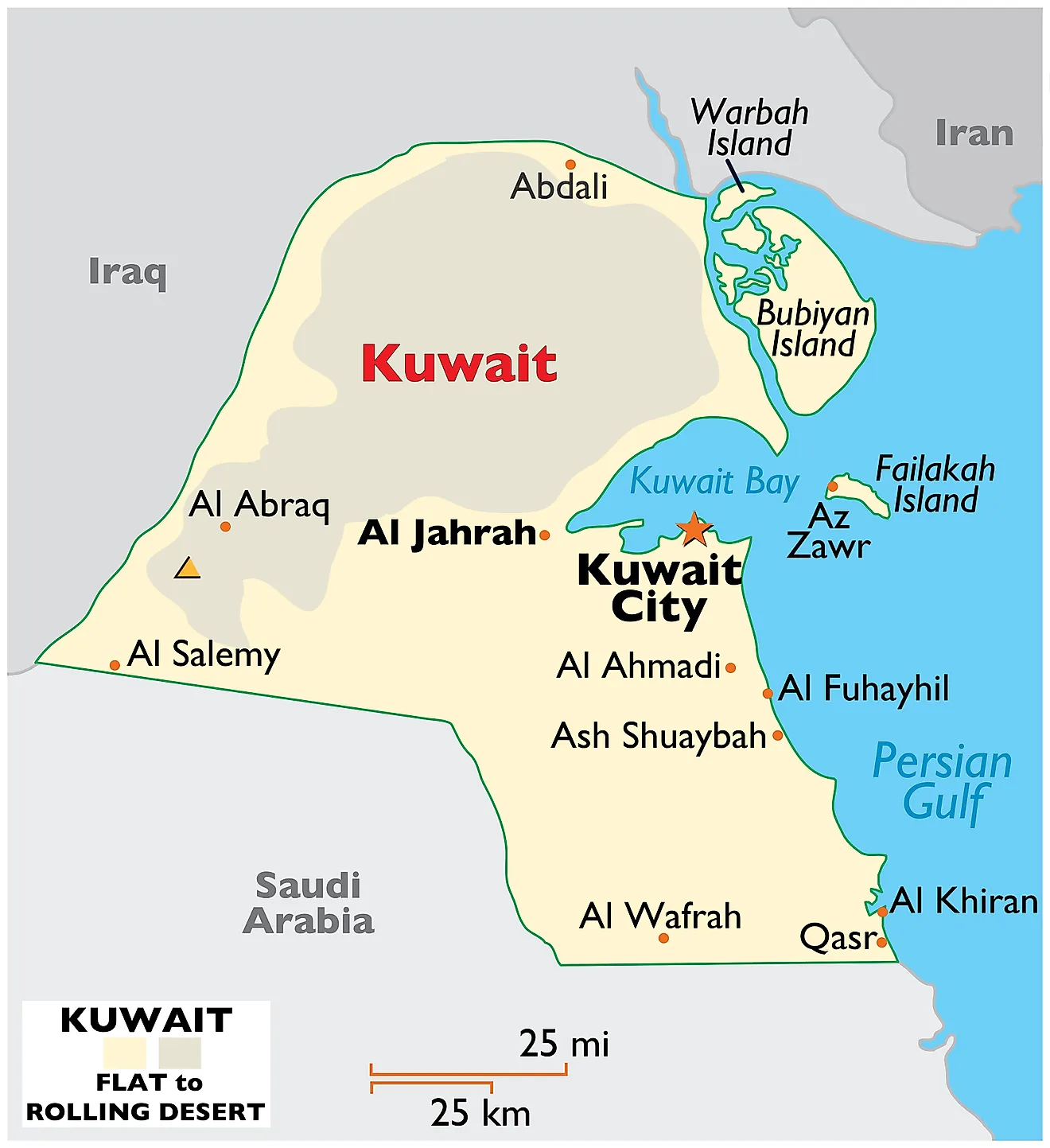 Kuwait Maps & Facts - World Atlas