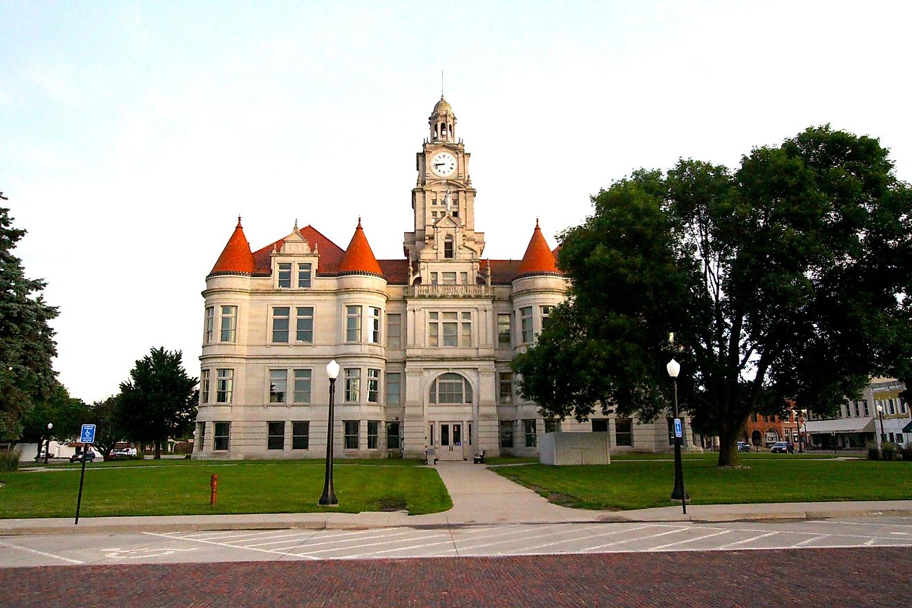 The Dallas County Courthouse in Adel, Iowa. 