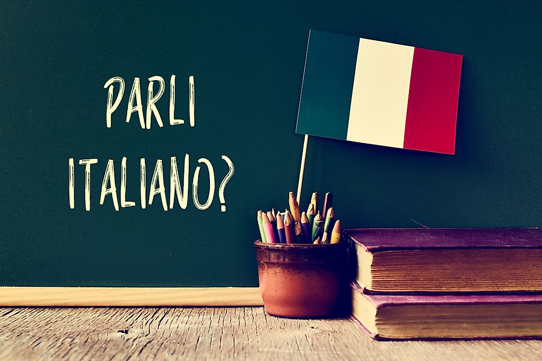 Italian is the official language of Italy. 