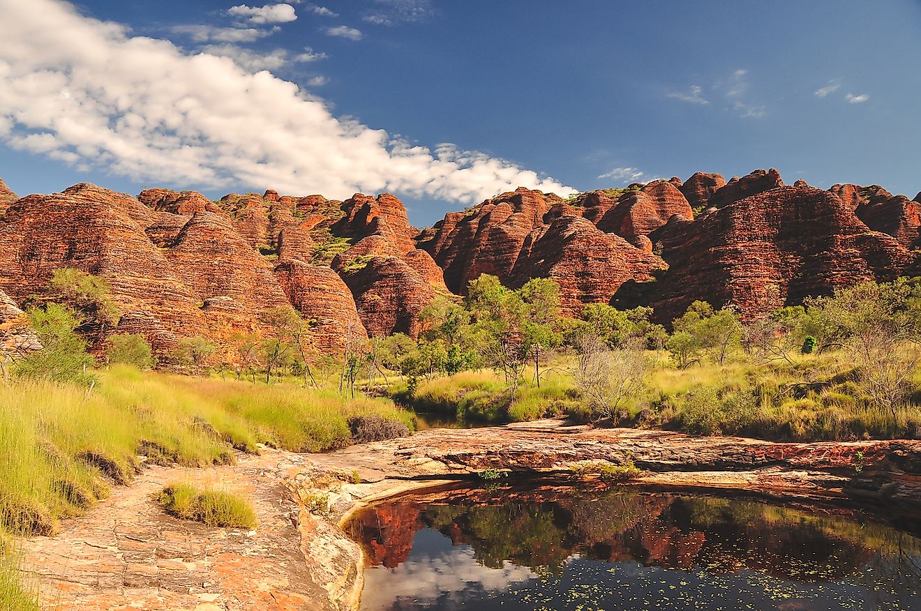 Bee Hive formations at the Bungle Bungles in Western Australia. Image credit: John Crux/Shutterstock.com