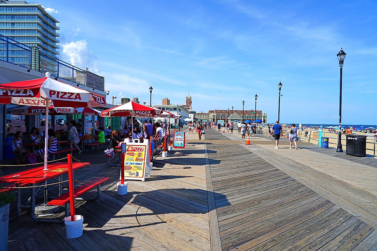 Waterfront in Asbury Park, New Jersey. Image credit EQRoy 