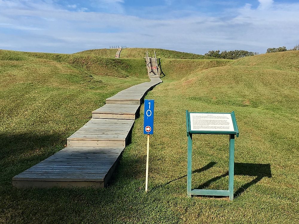 Poverty Point in Louisiana, USA.