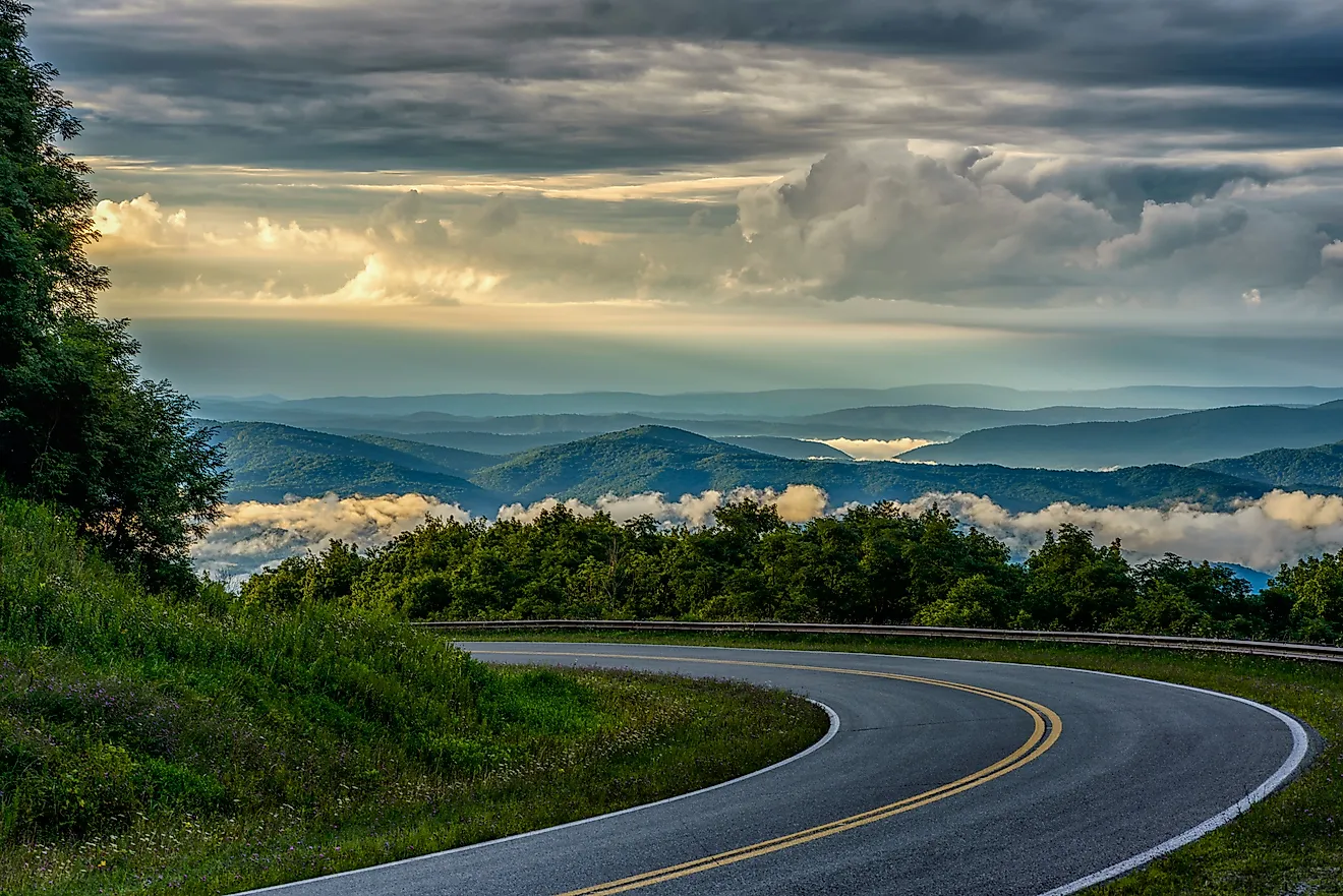 Highland Scenic Highway in Pocahontas County, West Virginia.