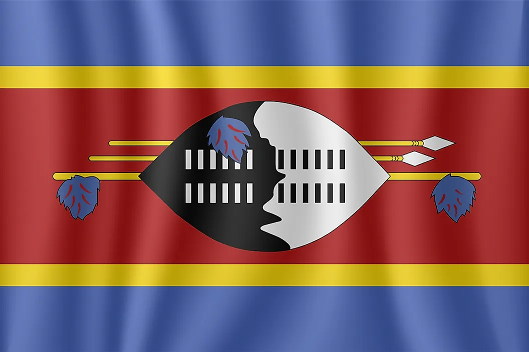 The flag of Swaziland.