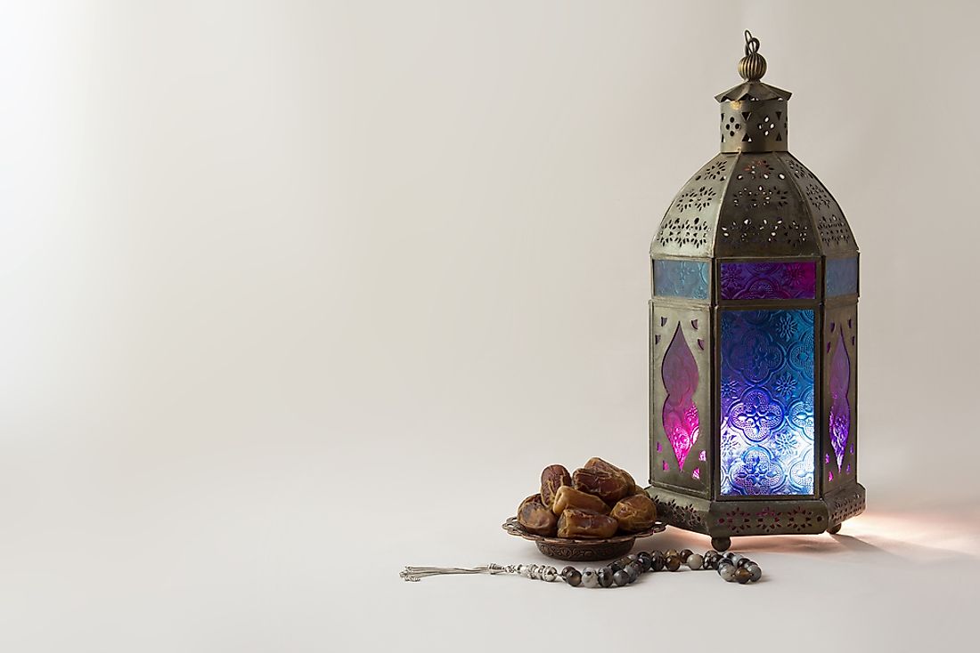 A Ramadan lantern. 