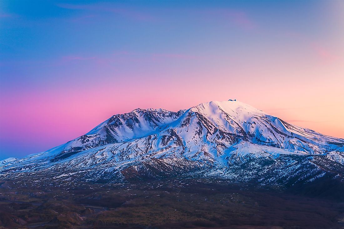 The national monument consists of 110,000 acres around Mount Saint Helens in Washinton, US.