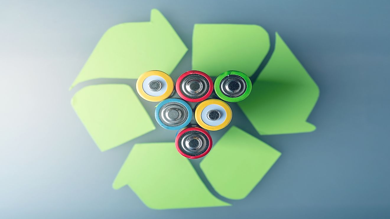Used batteries are toxic to the environment if not recycled.