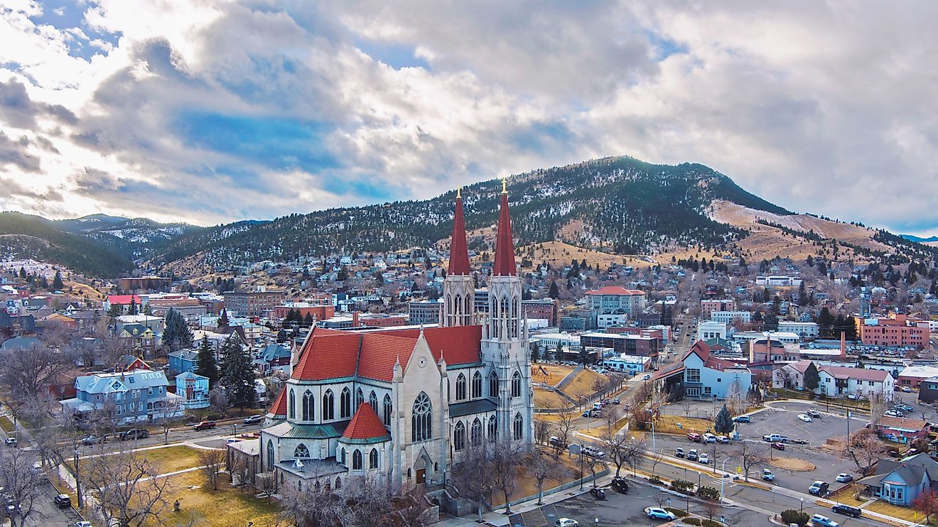 Cathedral Of Saint Helena, Helena, Montana.