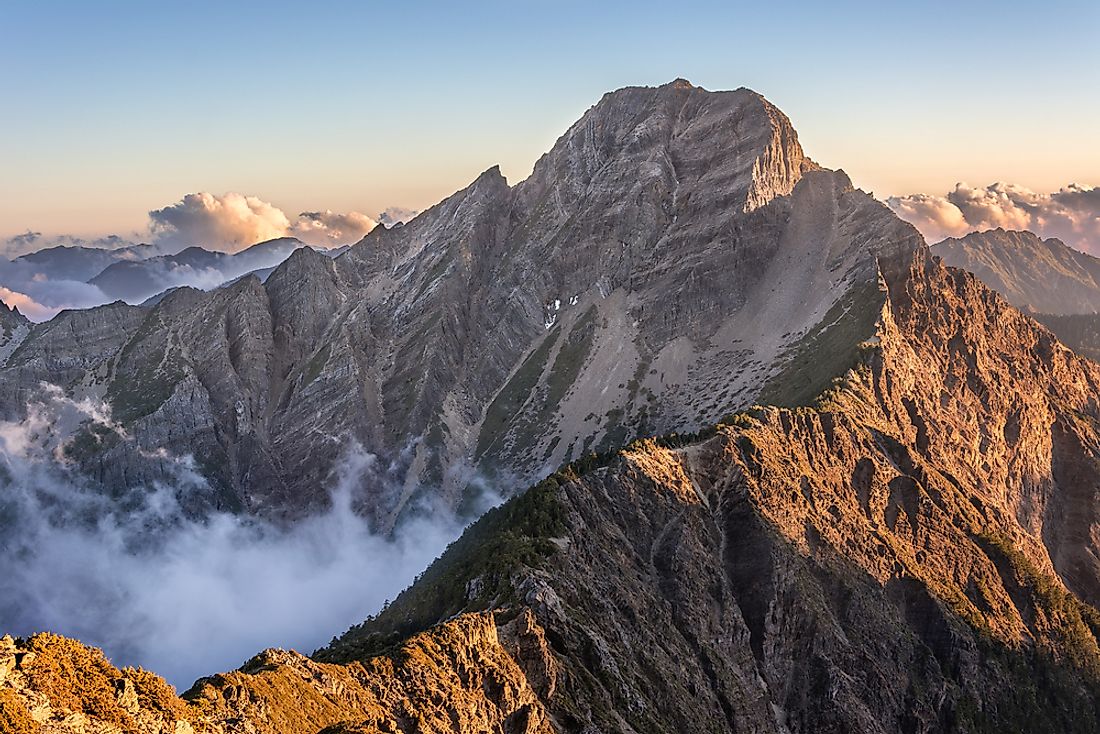 Yushan is the highest mountain in Taiwan and one of the highest mountains of the western Pacific Rim region.