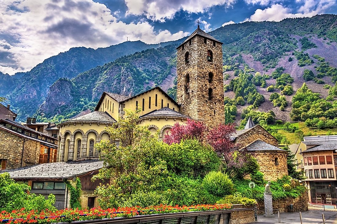Andorra la Vella, the capital of Andorra. 