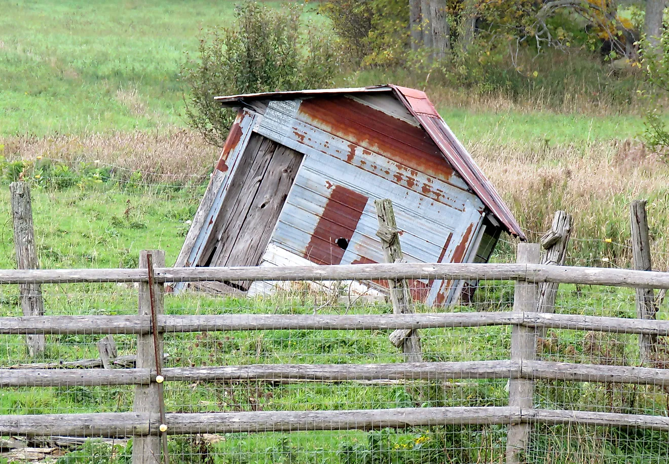 Some U.S. towns are slowly losing their homes, schools and infrastructure due to subsidence leaving them without much ground to stand on. Credit: MLHoward/ Shutterstock.com