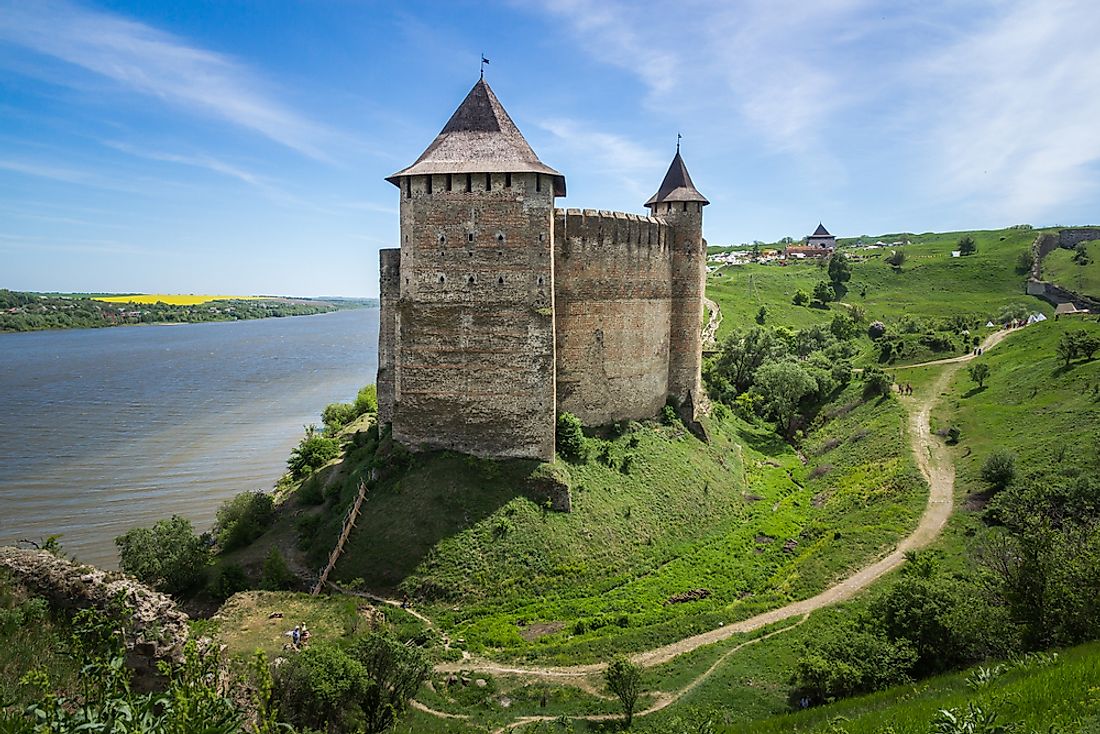 Khotyn Fortress, Ukraine. 