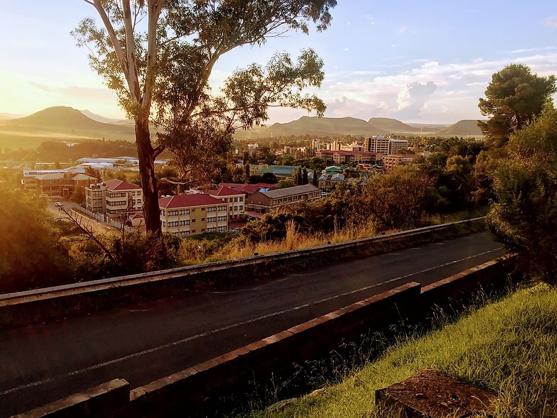 Roads are the principal means of transportation in the city of Maseru. 