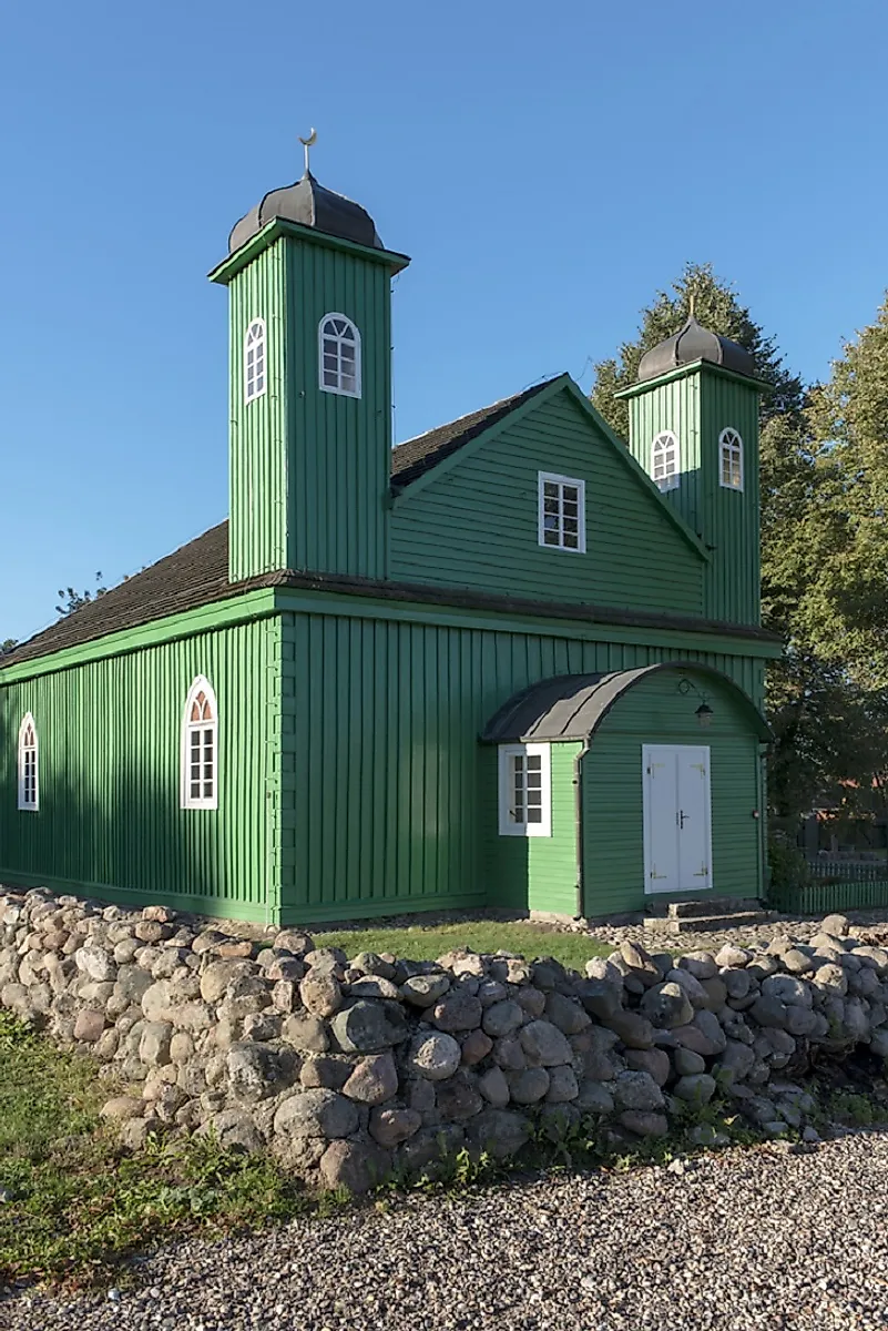 18th Century wooden Tartar Mosque in Kruszyniany, Poland.