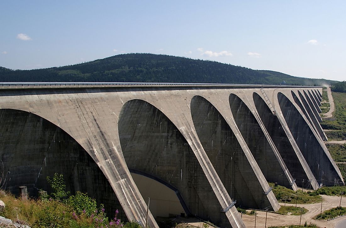 The Manic 5 generating station operated by Hydro-Québec.