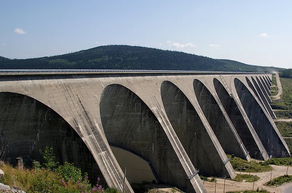 The Manic 5 generating station operated by Hydro-Québec.