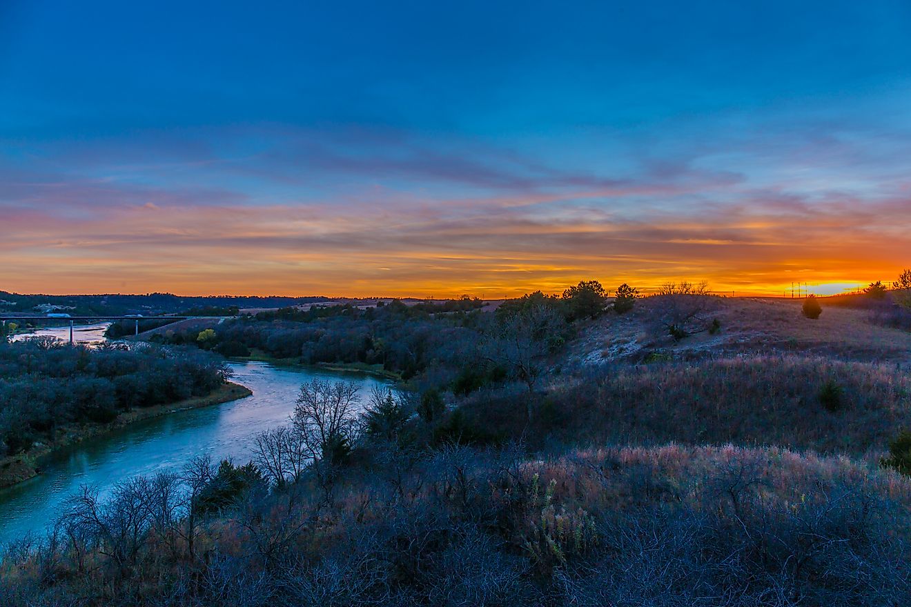 The Niobrara River near Valentine, Nebraska.