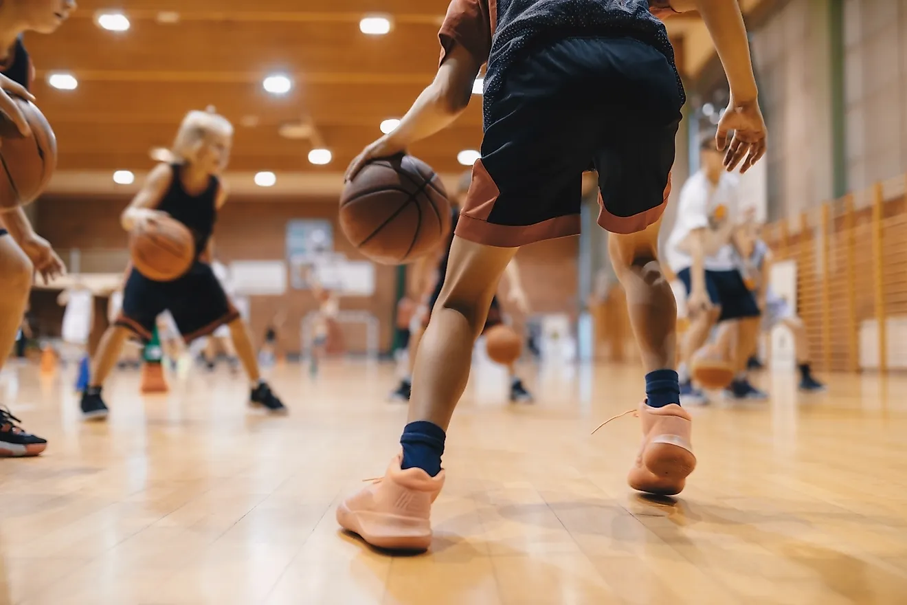 Basketball is the most-played team sport in the country