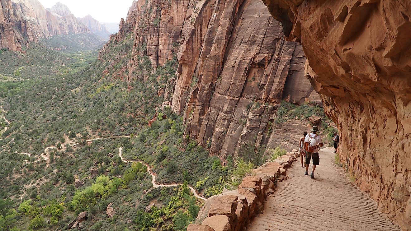 Angels Landing at Zion National Park.