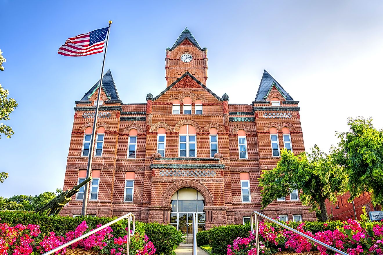 Cass County Courthouse in Plattsmouth, Nebraska.