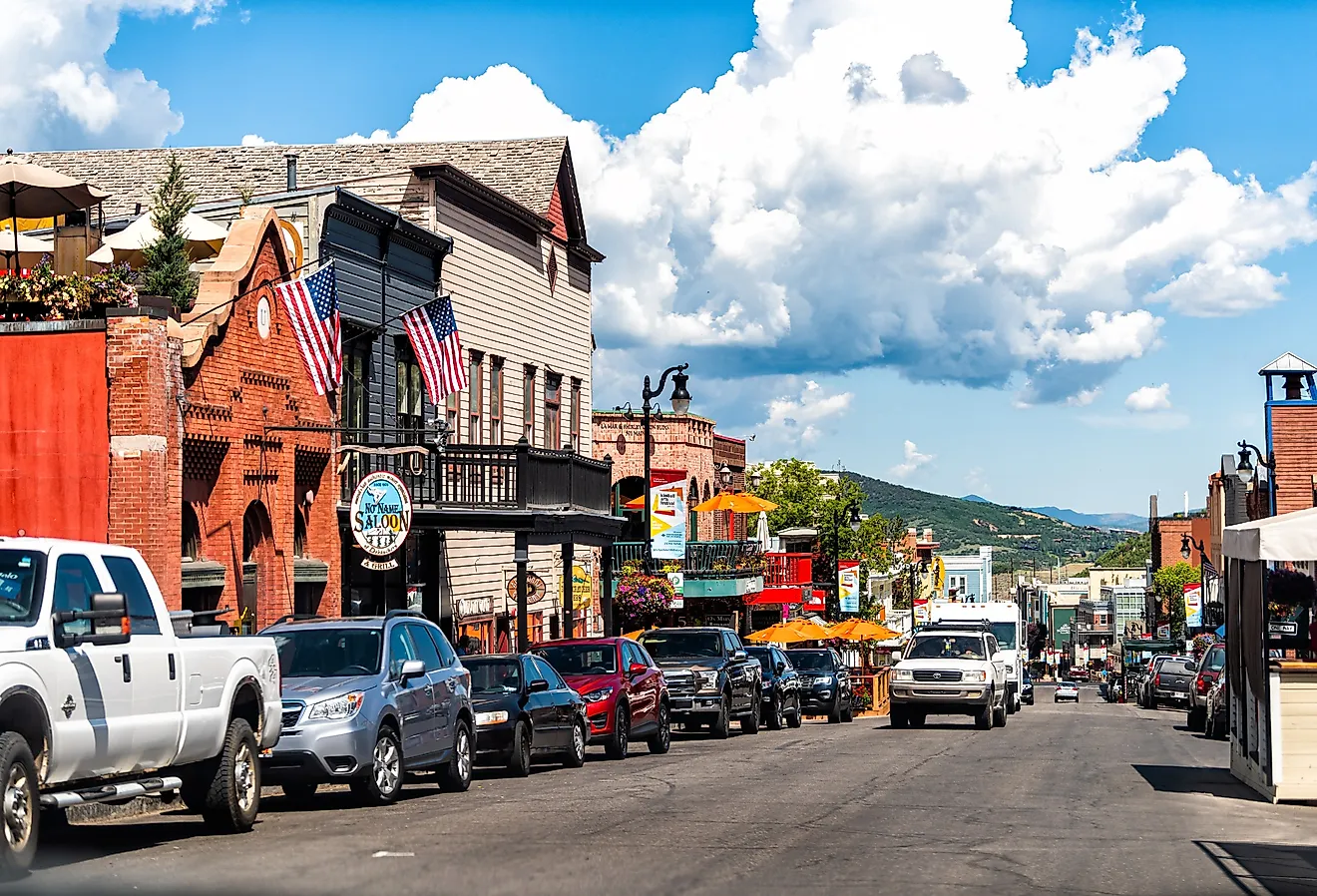 Downtown street in Park City, Utah. Image credit Kristi Blokhin via Shutterstock