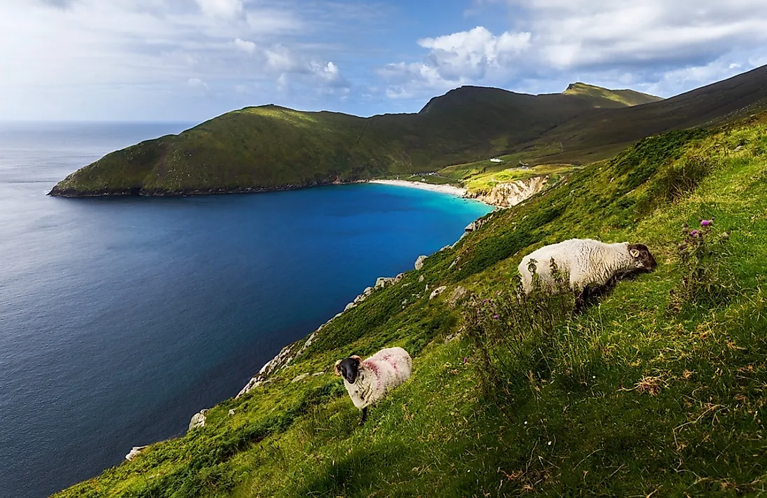 Achill Island, the largest island of Ireland.