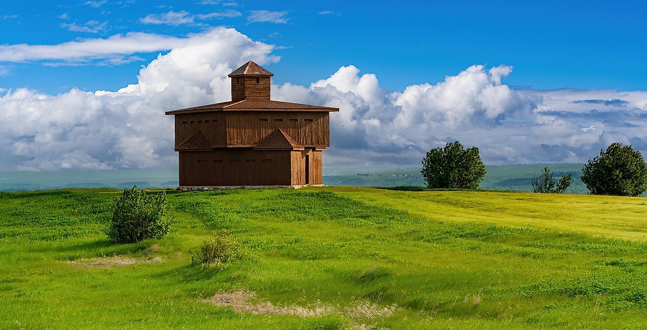 Fort Abraham Lincoln State Park in North Dakota.