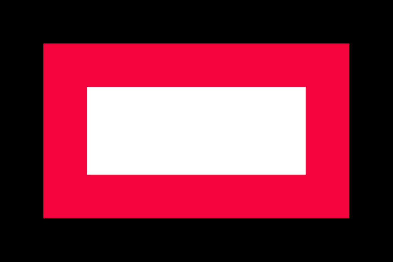 The flag of the Basters, an ethnic group found in Namibia. 