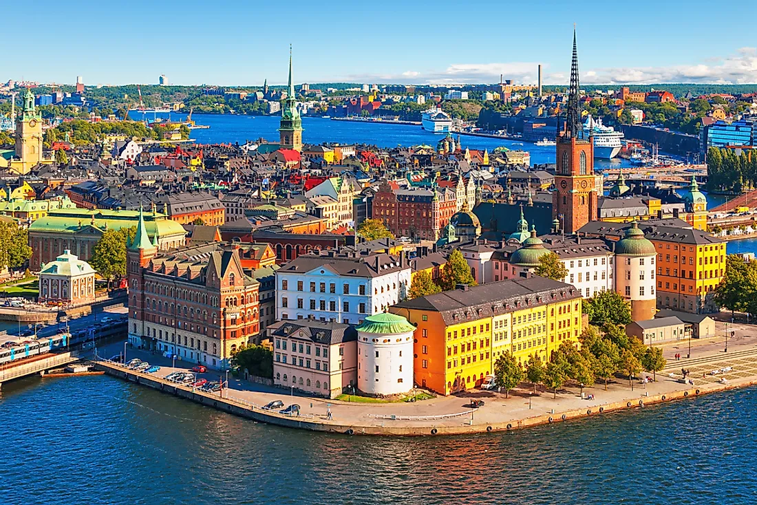 Gamla Stan (Old Town) of Stockholm, Sweden. 