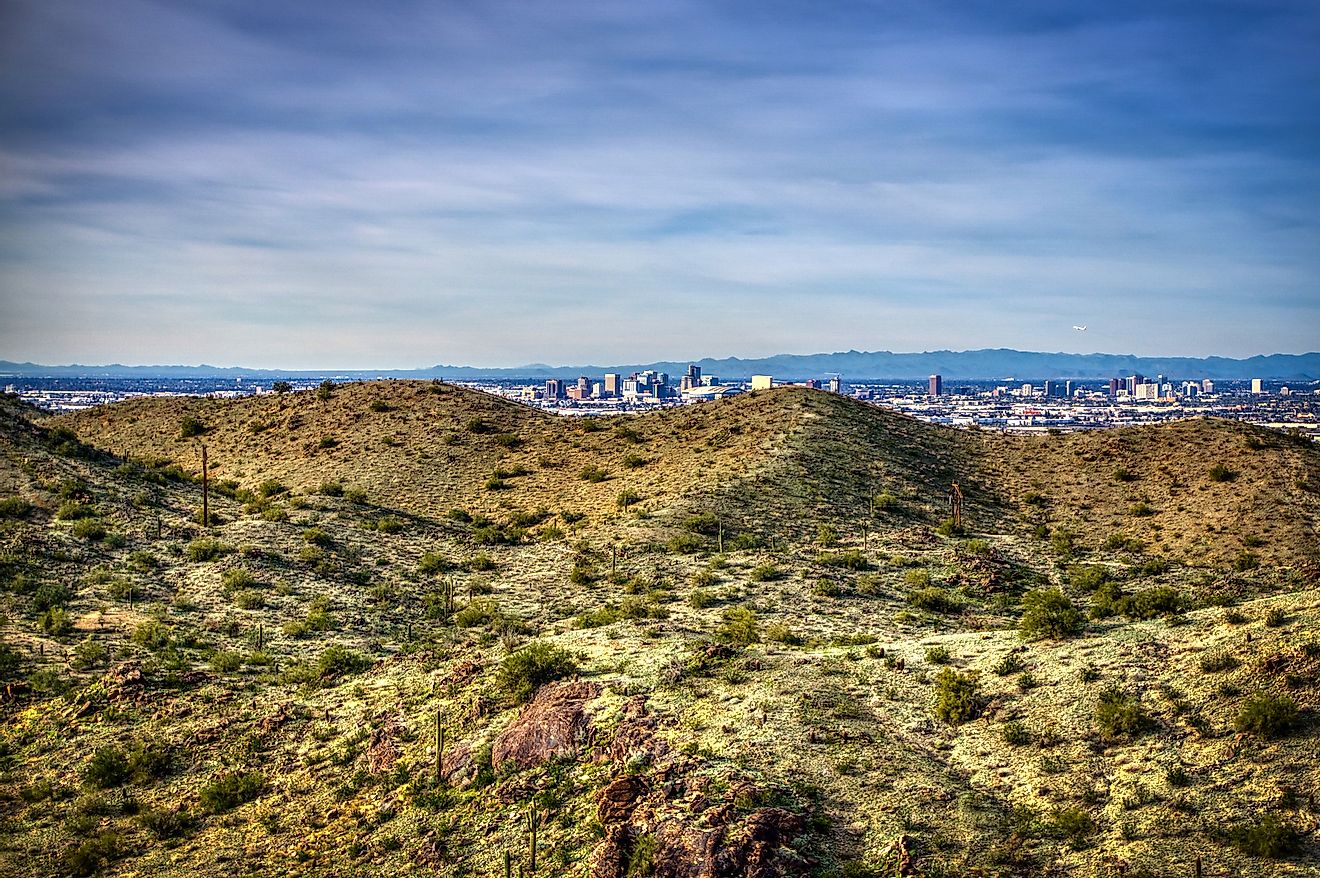 South Mountain Preserve, Phoenix. Image credit: antsdrone/Shutterstock.com