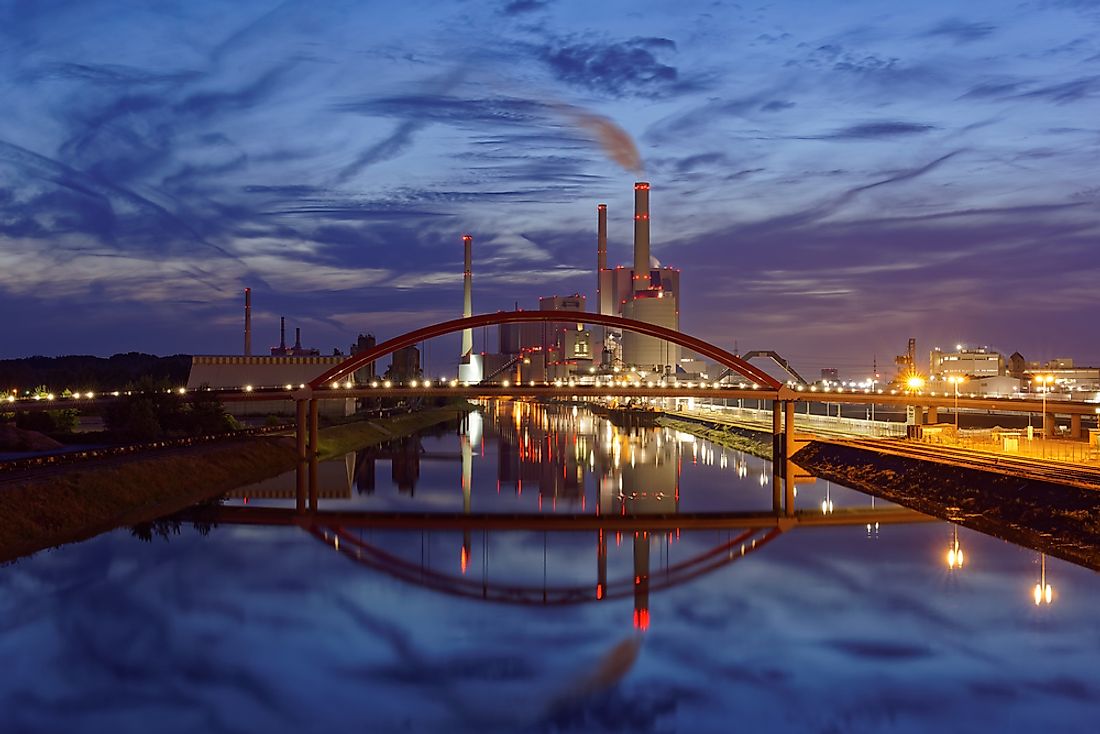 A coal plant in Germany. 