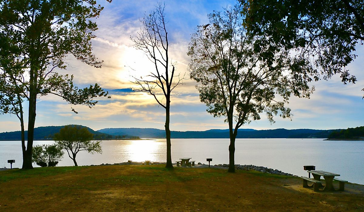 Bull Shoals Lake, Baxter County Arkansas.