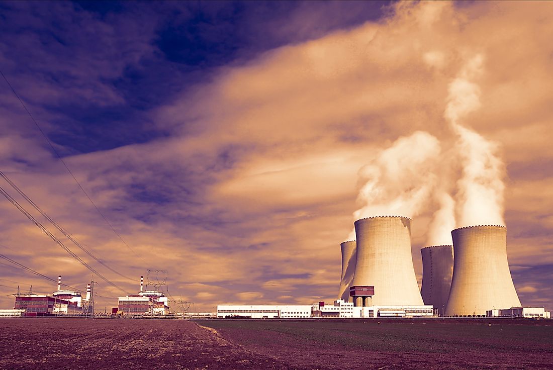 Nuclear power plants in Czechia. 