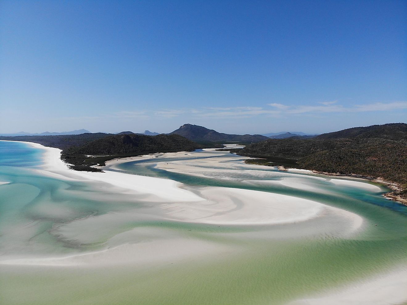 Whitehaven Beach in Australia.