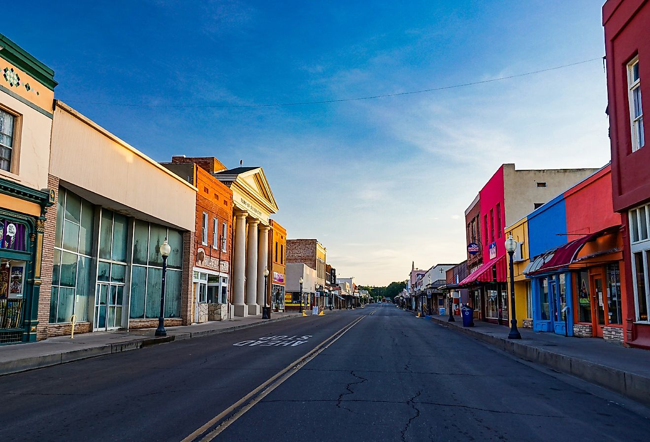 Bullard Street in downtown Silver City, New Mexico. Image credit Underawesternsky via Shutterstock.com