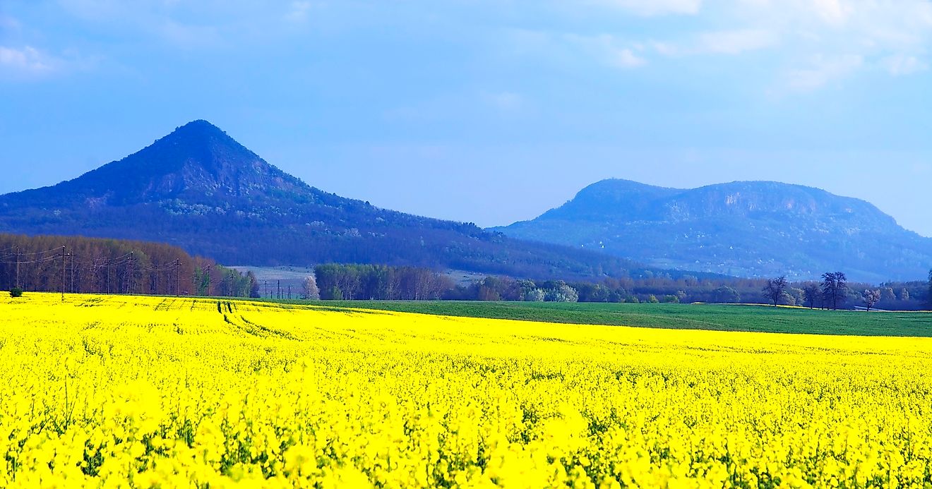 Hungary is home to some moderately sized mountain ranges. 