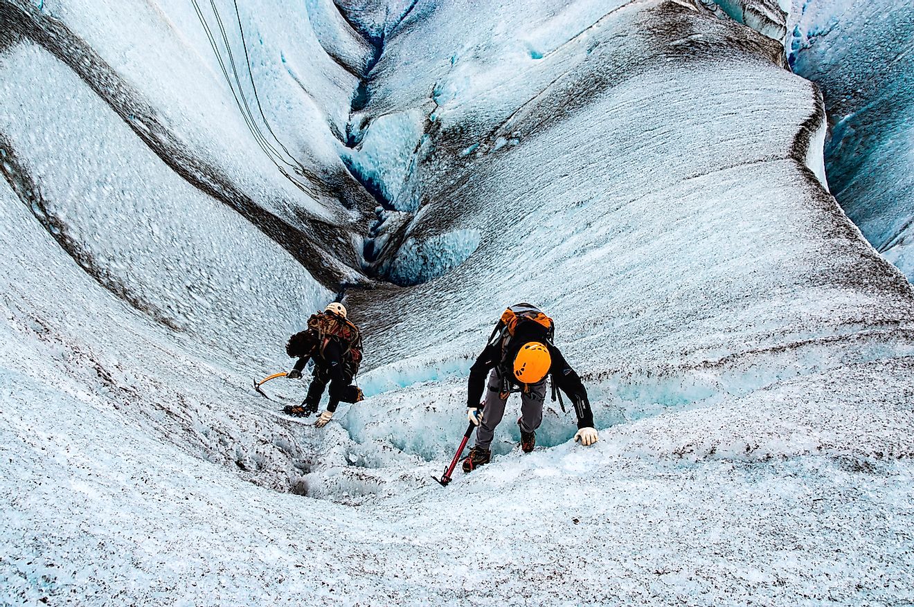 Exploring epic Viedma Glacier in Patagonia, Argentina, during a spectacular day. Image credit: Benedikt Juerges/Shutterstock.com