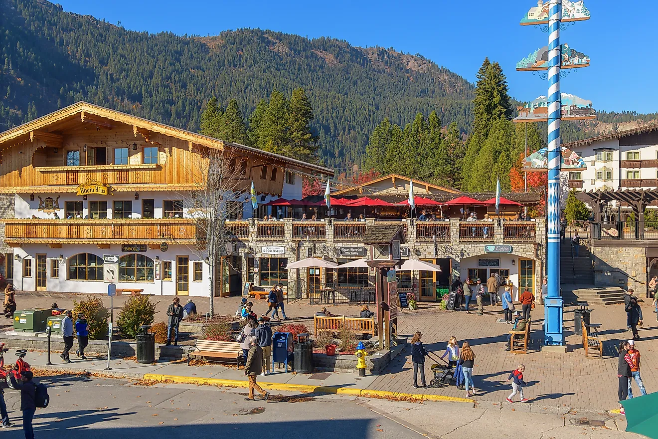 Leavenworth, Washington State, Pacific Northwest.