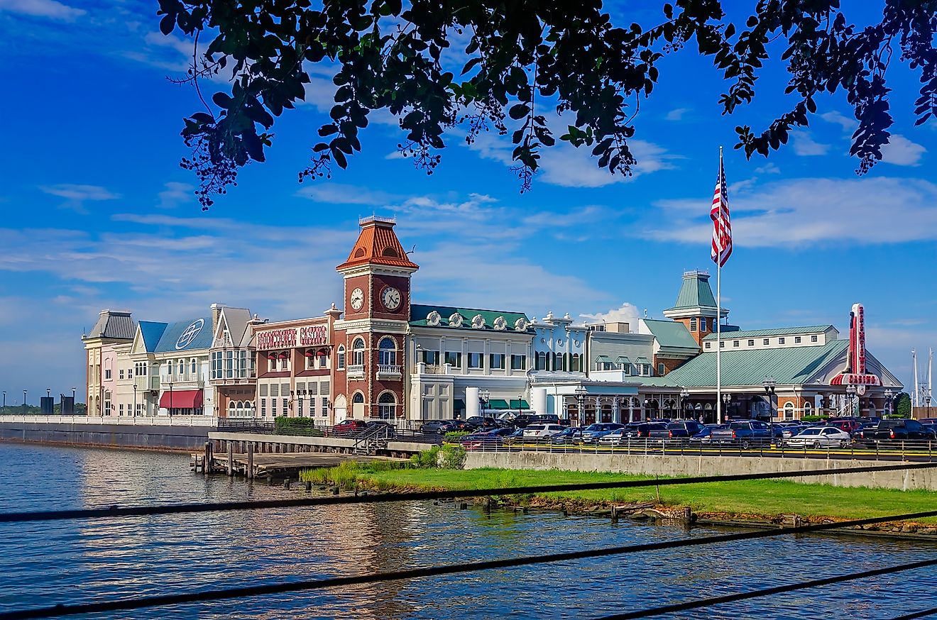 Boomtown Casino in Biloxi, Mississippi. Editorial credit: Carmen K. Sisson / Shutterstock.com.