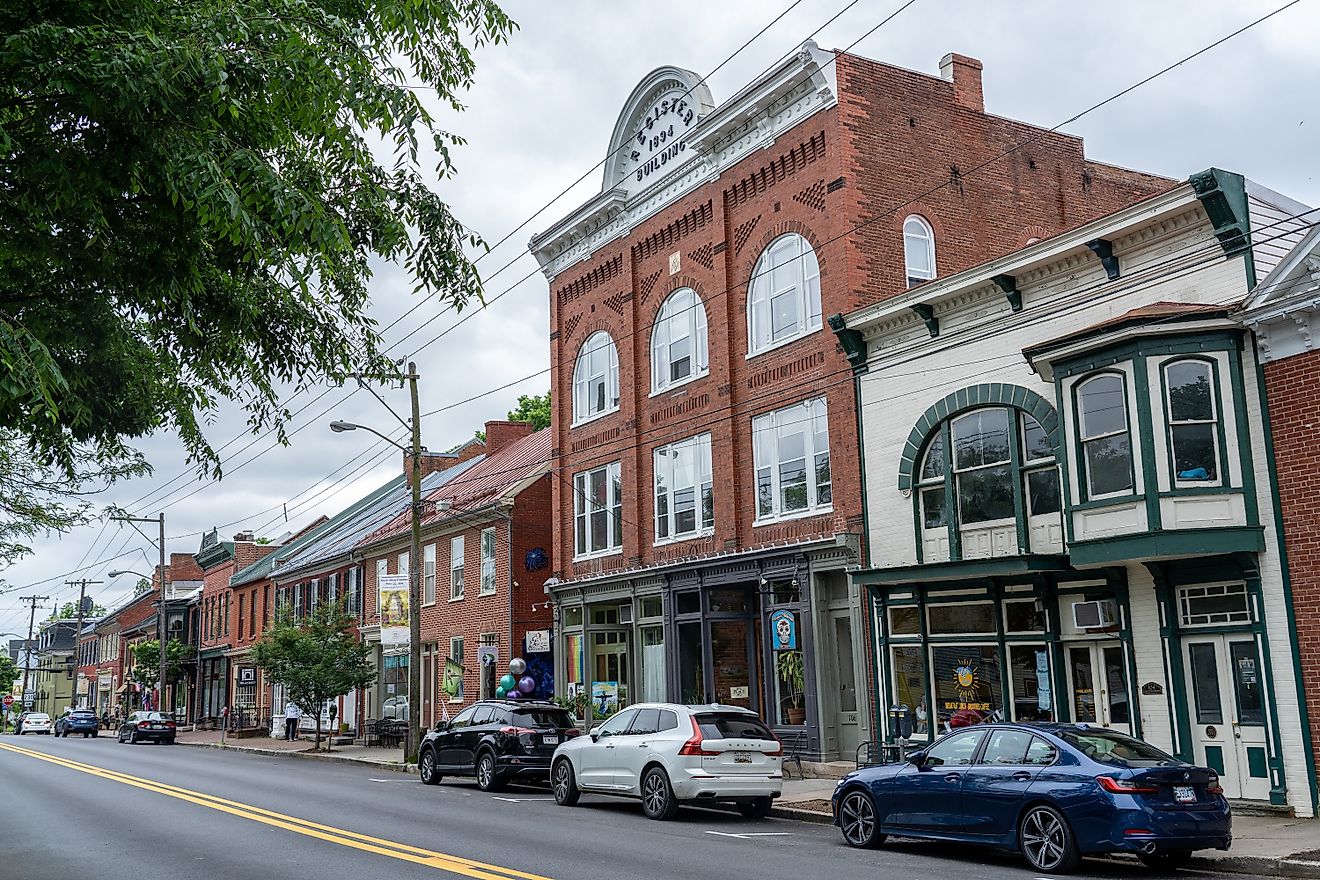 The main street in Shepherdstown, West Virginia. Kyle J Little / Shutterstock.com