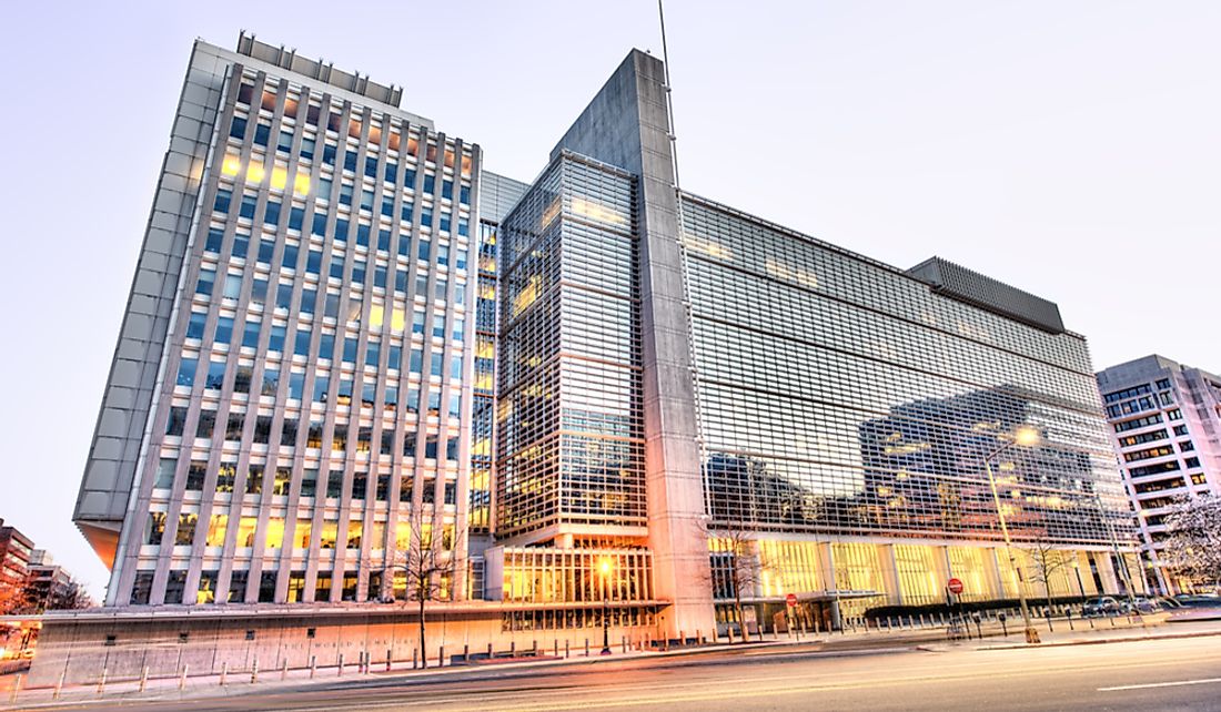 Headquarters of the World Bank in Washington, DC.  Editorial credit: Andriy Blokhin / Shutterstock.com