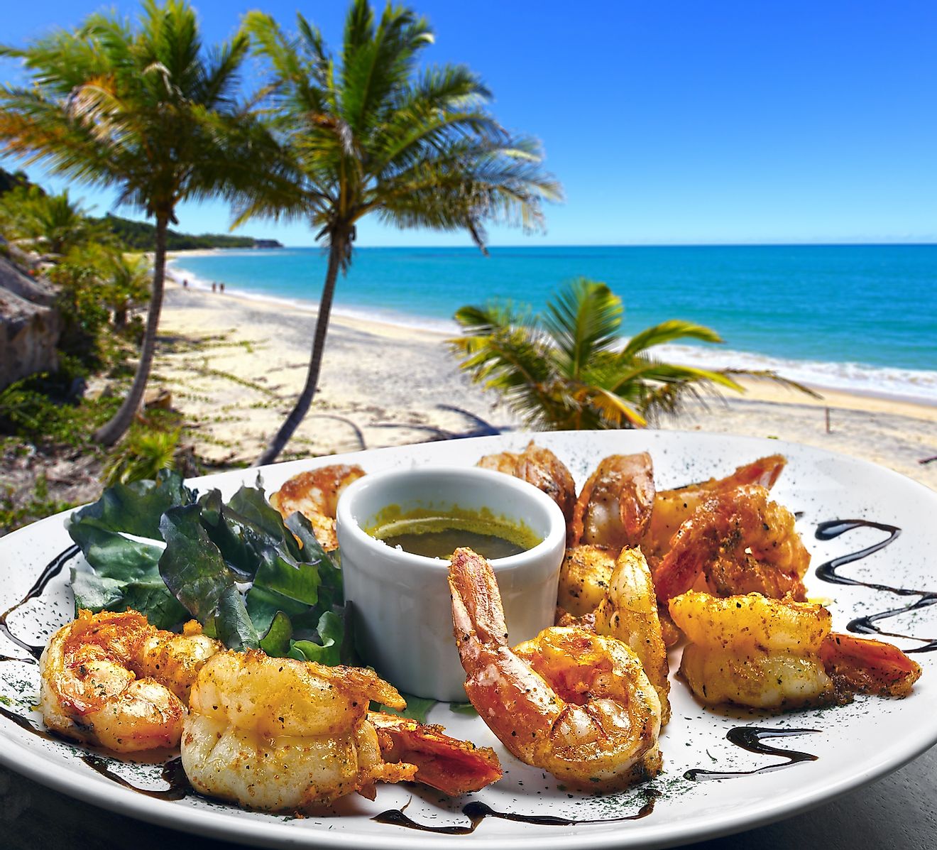 Island nations are know for their delicious seafood platters. Image credit: Rocharibeiro/Shutterstock.com